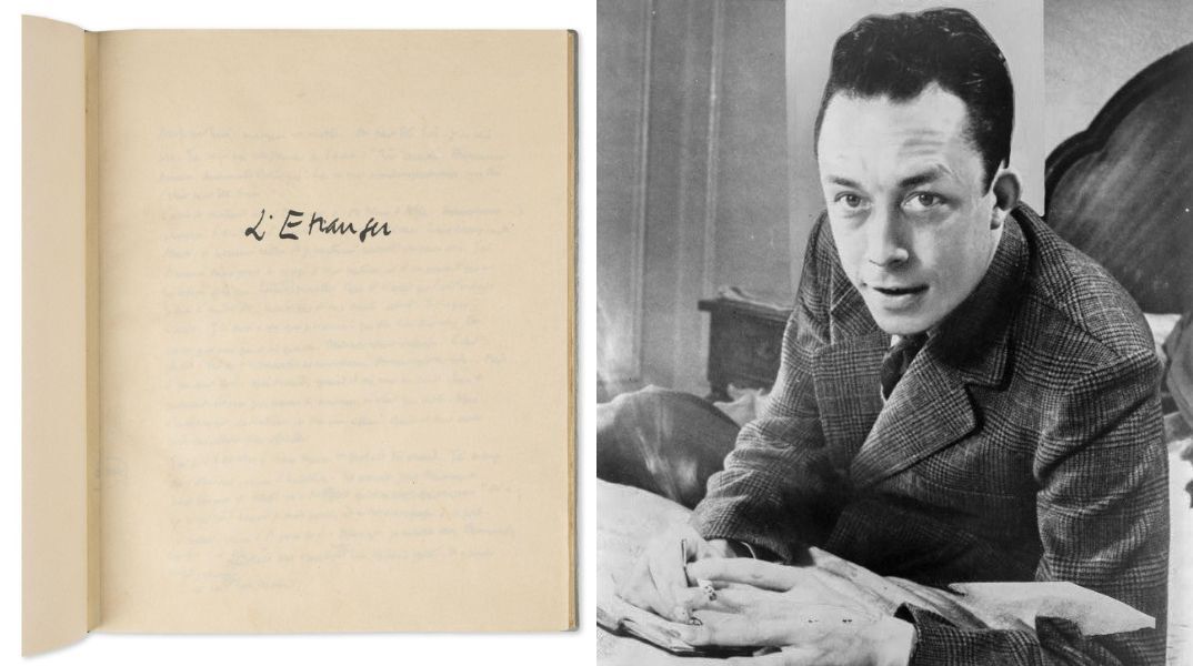 Γαλλία: Σπάνιο χειρόγραφο του «Ξένου» του Αλμπέρ Καμύ βγαίνει σε δημοπρασία - Εκτιμάται από 500.000 ως 800.000 ευρώ - Μυστηριώδης η χρονολογία του. 