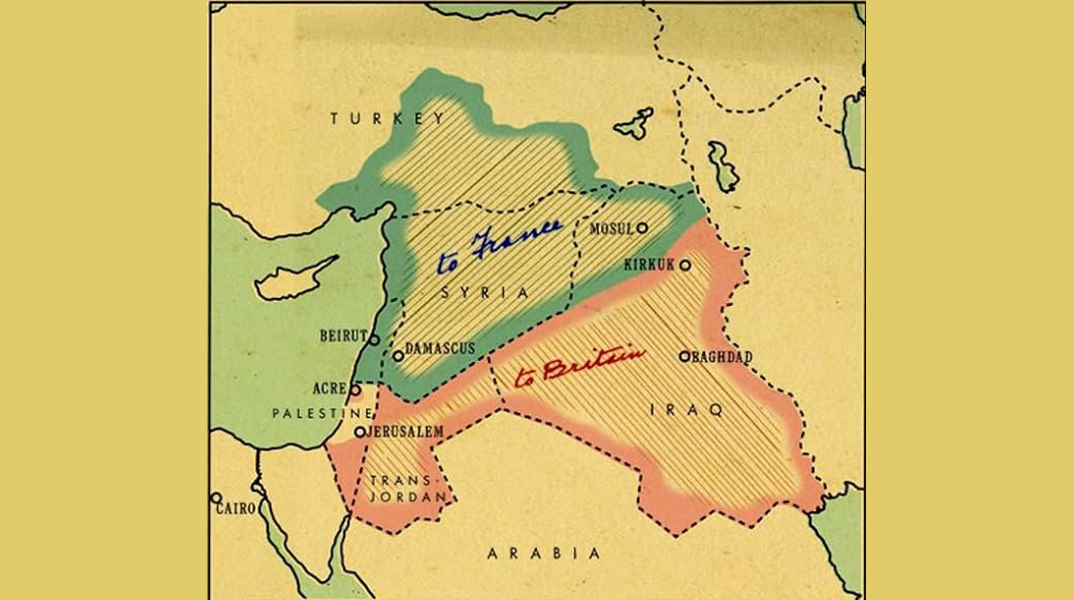Το χρονικό του Μεσανατολικού: μια γραμμή χαραγμένη στην άμμο της ερήμου