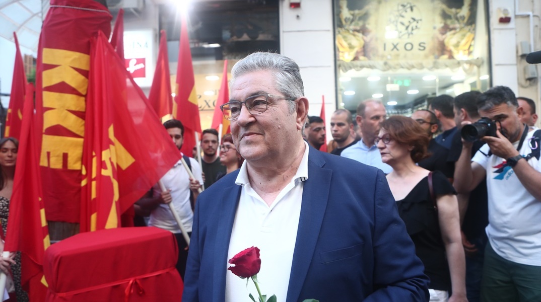 Ο Γ.Γ. του ΚΚΕ, Δημήτρης Κουτσούμπας