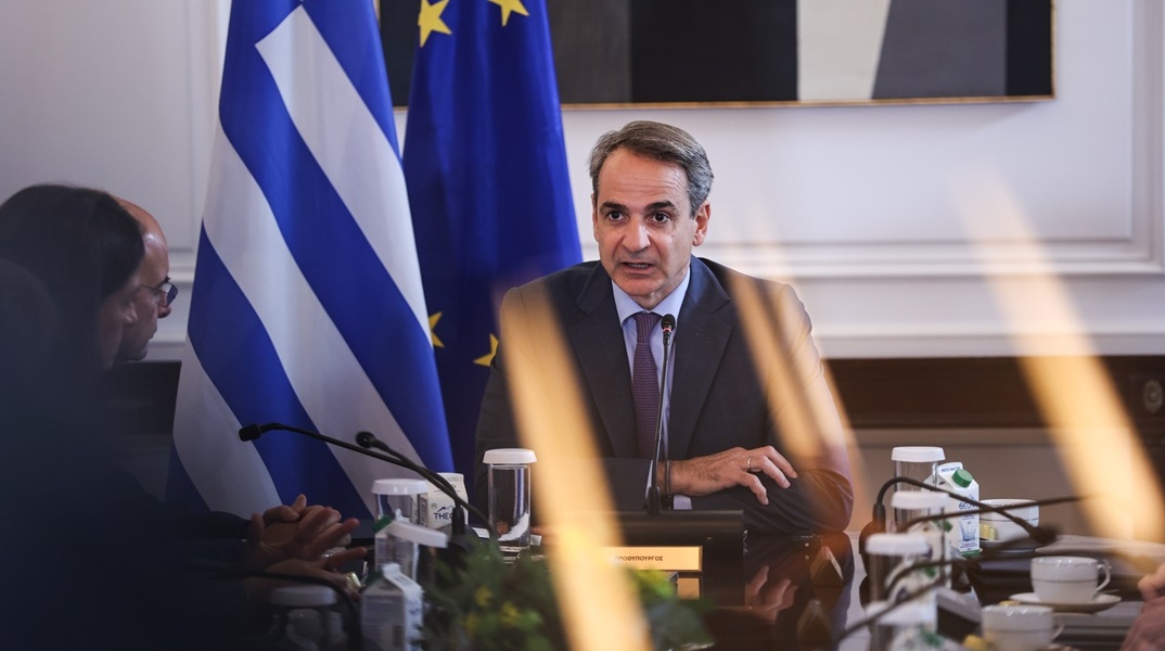 Ο Κυριάκος Μητσοτάκης στο Υπουργικό Συμβούλιο