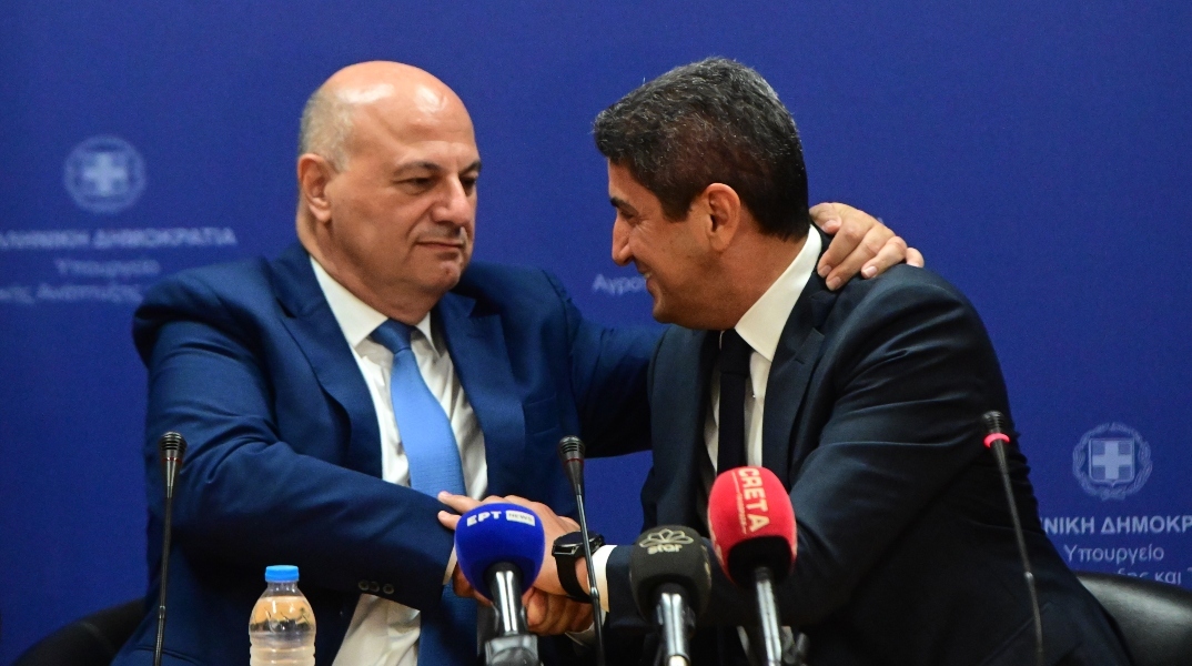 Τελετή παράδοσης παραλαβής στο Υπουργείο Αγροτικής Ανάπτυξης