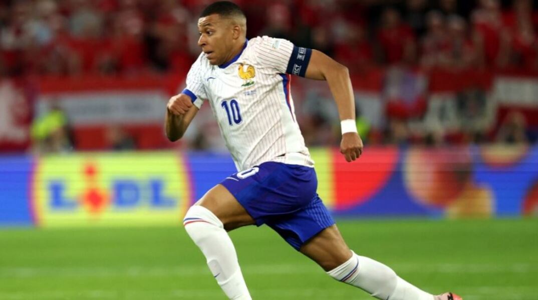 Ο Κιλιάν Εμπαπέ στην πρεμιέρα της Γαλλίας στο Euro 2024 κόντρα στην Αυστρία