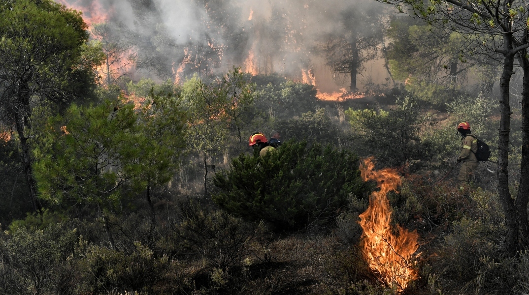 Φωτιά τώρα στη Λέσβο