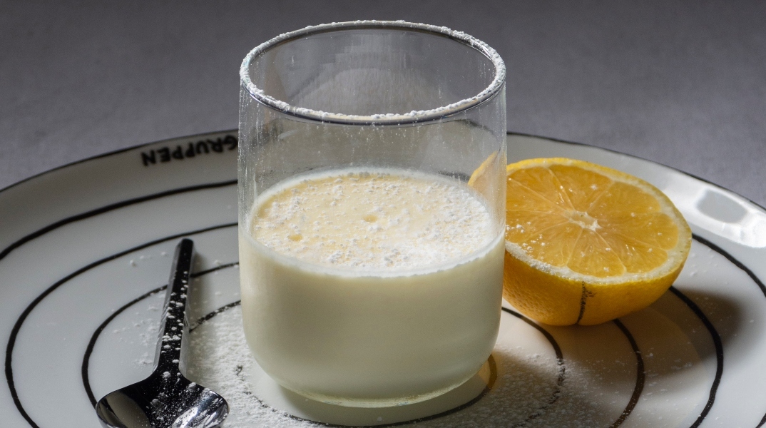 Κρέμα Λεμόνι σε ποτήρι 