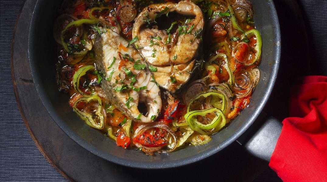 Συνταγή για κρανιό αλά σπετσιώτα στο τηγάνι