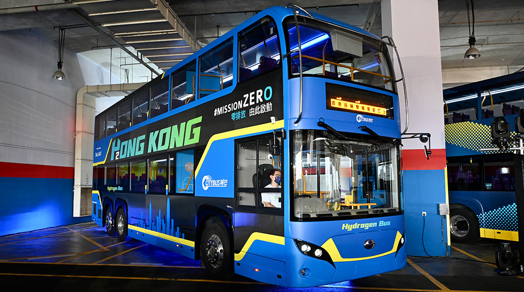 Λεωφορείο υδρογόνου στους δρόμους του Χονγκ Κονγκ