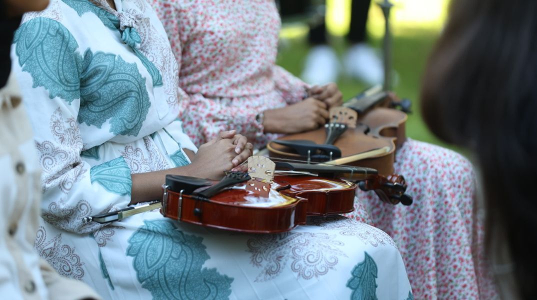 Εκδήλωση στον κήπο του Προεδρικού Μεγάρου με αφορμή την Ευρωπαϊκή Ημέρα Μουσικής - Παρουσία της Προέδρου της Δημοκρατίας, Κατερίνας Σακελλαροπούλου