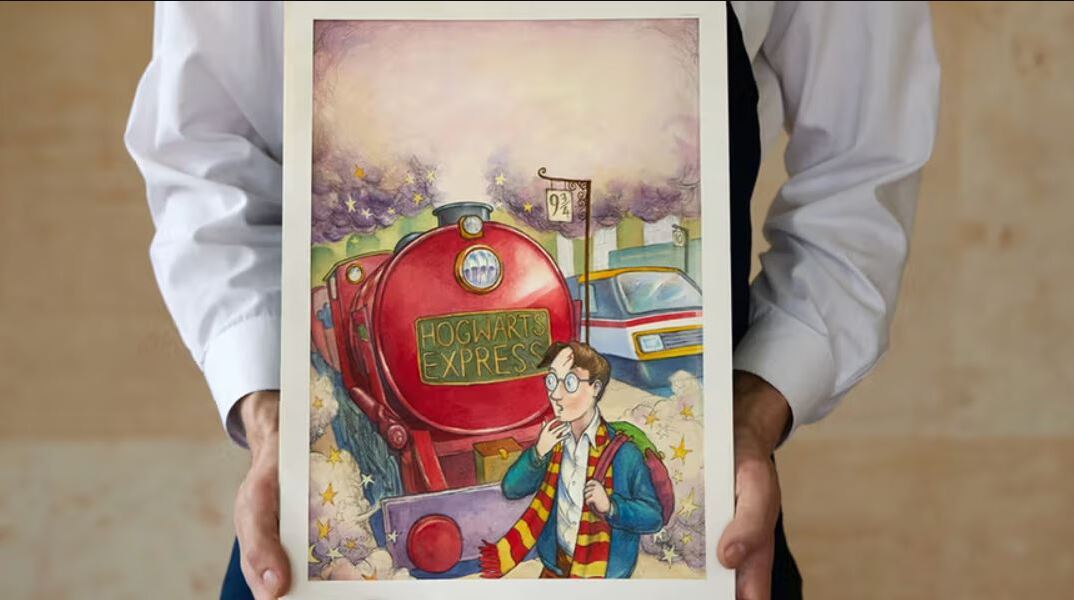 Χάρι Πότερ: Τιμή ρεκόρ για ζωγραφισμένο εξώφυλλο του πρώτου βιβλίου - Είναι πλέον «το πιο πολύτιμο αντικείμενο Χάρι Πότερ που πωλήθηκε ποτέ σε δημοπρασία»