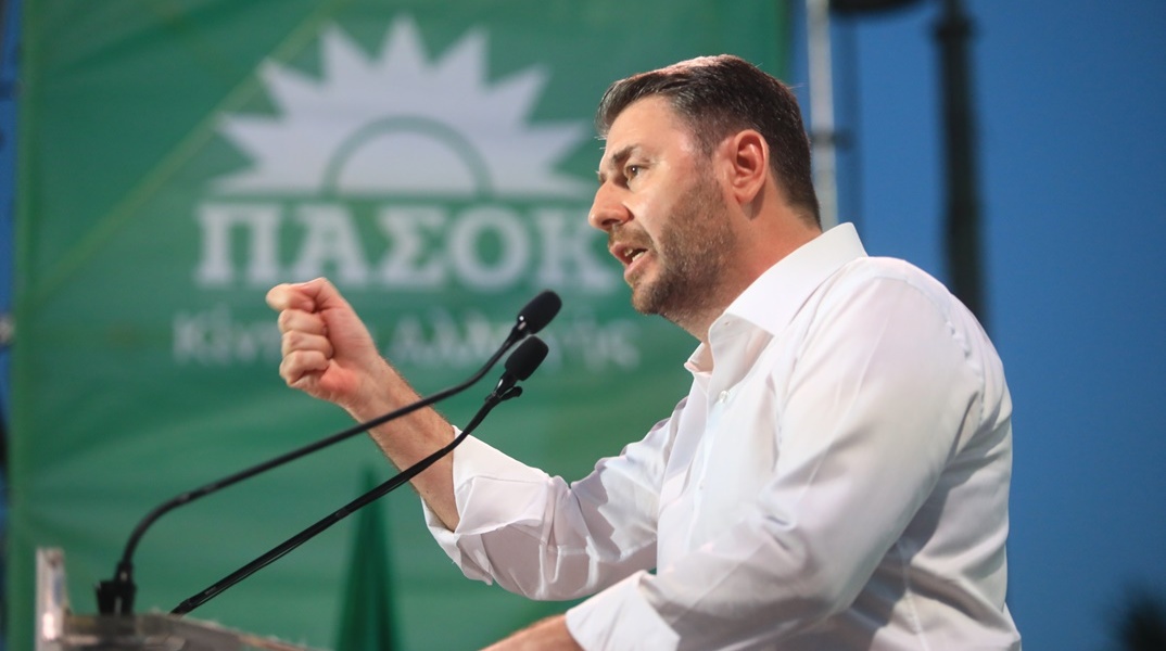 Ο πρόεδρος τουΠΑΣΟΚ, Νίκος Ανδρουλάκης