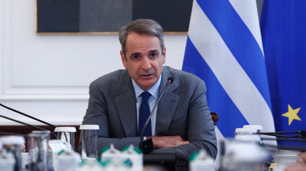 Κυριάκος Μητσοτάκης στο υπουργικό