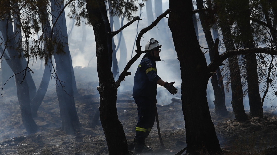 Φωτιά στα Γλυκά Νερά: Τέσσερις προσαγωγές στο Α.Τ. Παιανίας