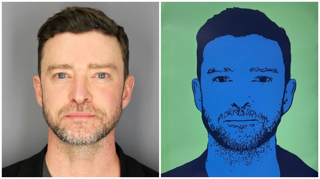 Μέχρι και έργο τέχνης έγινε η φωτογραφία σύλληψης του Τζάστιν Τίμπερλεϊκ