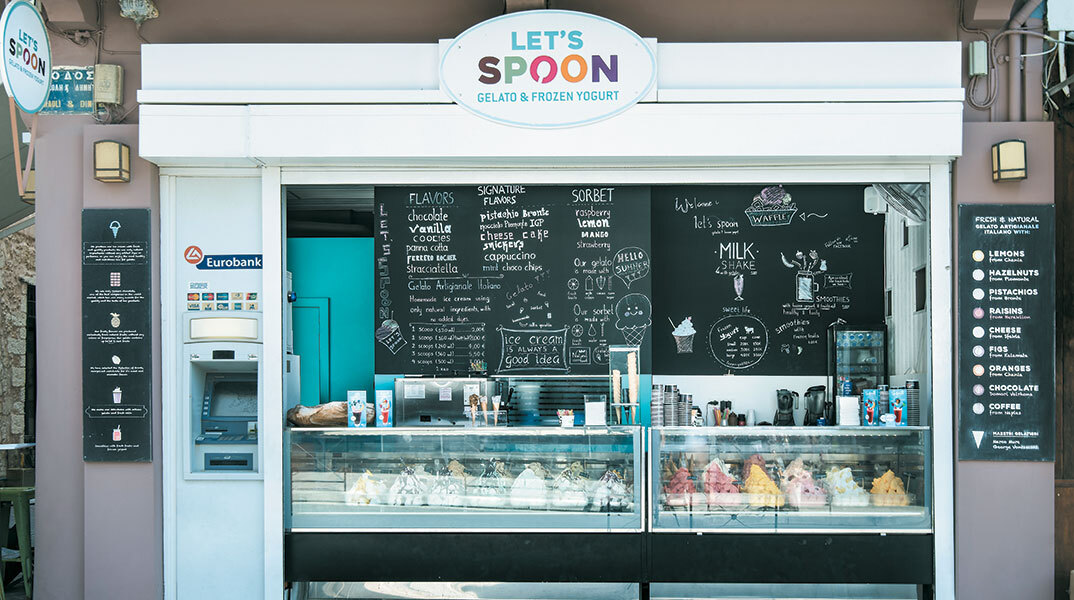 Let's spoon: Χειροποίητο, ολόφρεσκο παγωτό στο παλιό λιμάνι των Χανίων