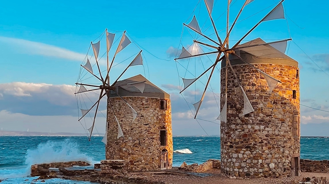 Χίος: ανεμόμυλοι