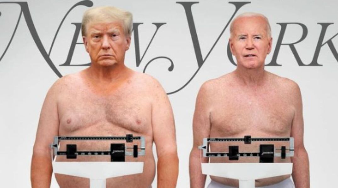 New York Magazine: Ανατρεπτικό εξώφυλλο για την υγεία Μπάιντεν - Τραμπ