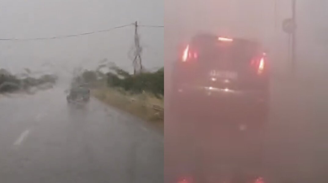 Βροχή στη Λάρισα