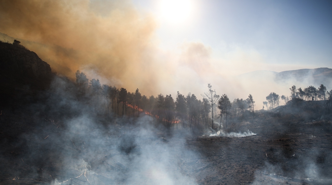 Πολύ υψηλός o κίνδυνος πυρκαγιάς και την Κυριακή 18.08