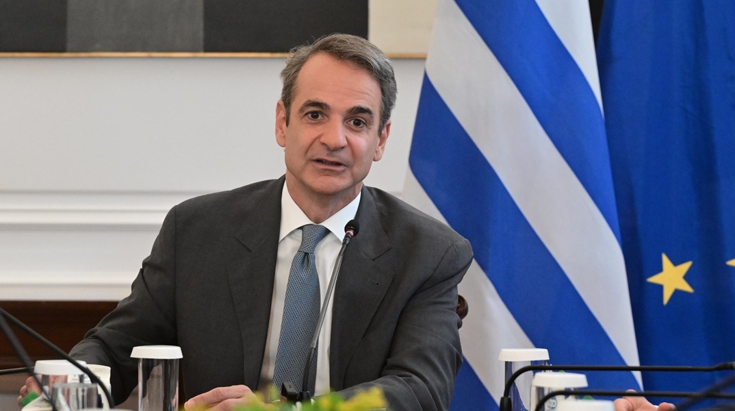 Ο Κυριάκος Μητσοτάκης στη συνεδρίαση του Υπουργικού Συμβουλίου
