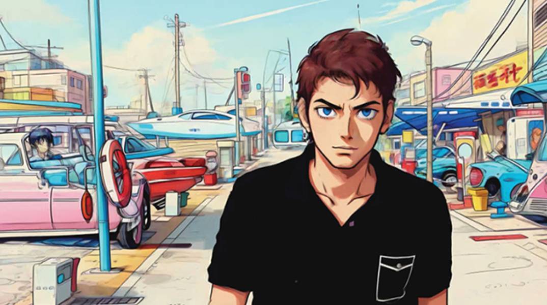 Ο Μιχάλης Ρακιντζής στην Τεχνόπολη