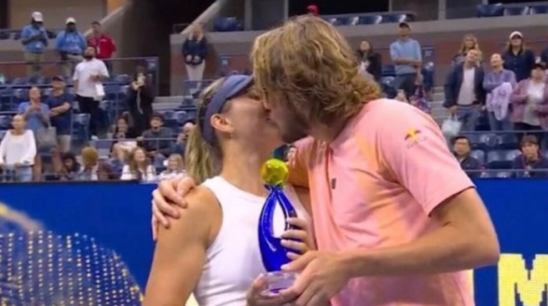 Τσιτσιπάς - Μπαντόσα: Κατέκτησαν το Mixed Madness US Open και το πανηγύρισαν με φιλί
