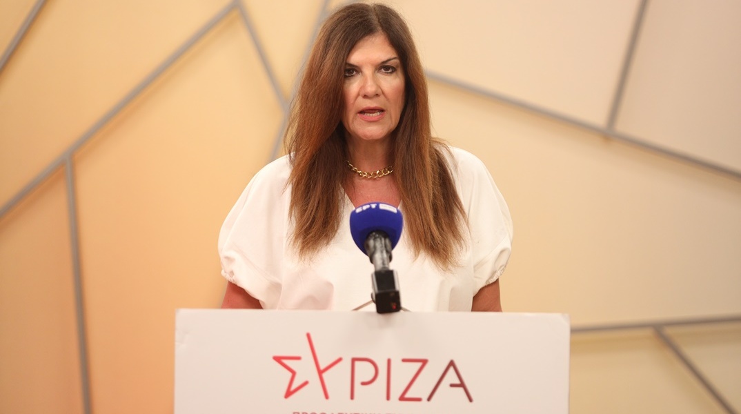 Η εκπρόσωπος Τύπου του ΣΥΡΙΖΑ, Βούλα Κεχαγιά