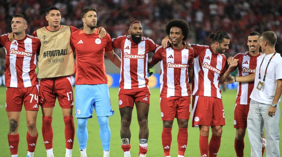 Οι παίκτες του Ολυμπιακού