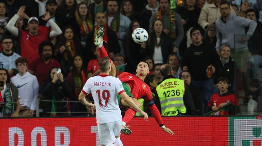 Μυθικός Κριστιάνο Ρονάλντο: Σκόραρε με τρομερό ψαλιδάκι κόντρα στην Πολωνία 