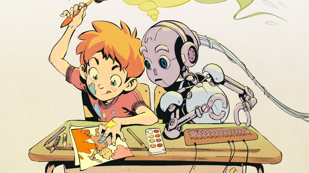 «Εμείς και η AI» από την Ελληνική Ακαδημία Κόμικς