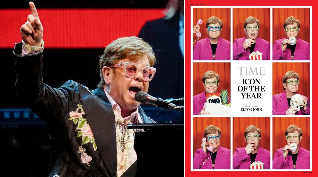 Ο Έλτον Τζον «Icon of the Year 2024» του περιοδικού ΤΙΜΕ -  Μίλησε για την πατρότητα ως το μεγαλύτερο κατόρθωμα της ζωής του