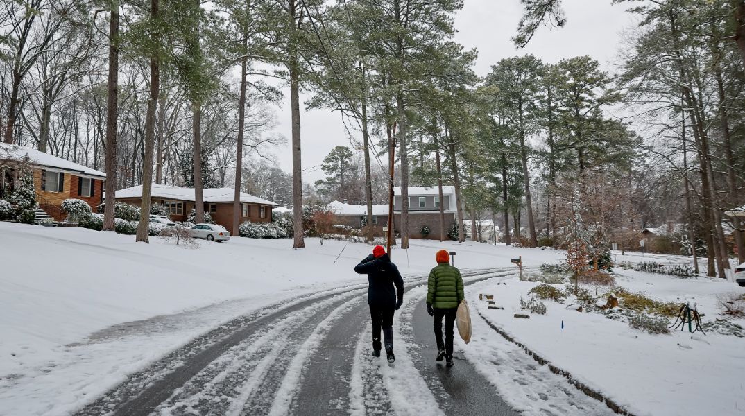 Mεγάλο μέρος των ΗΠΑ στην «κατάψυξη»