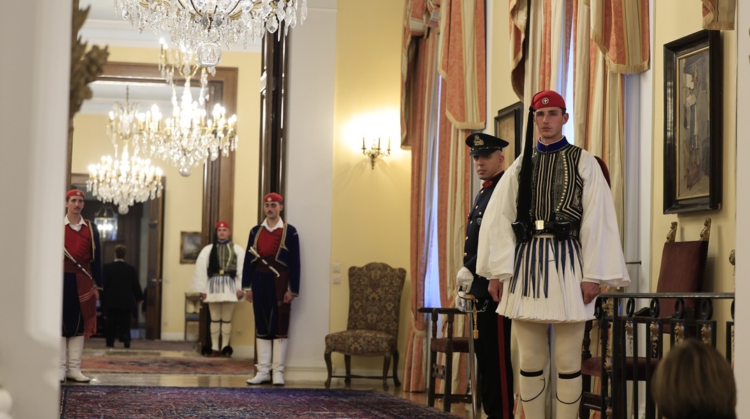 Στιγμιότυπο από το Προεδρικό Μέγαρο