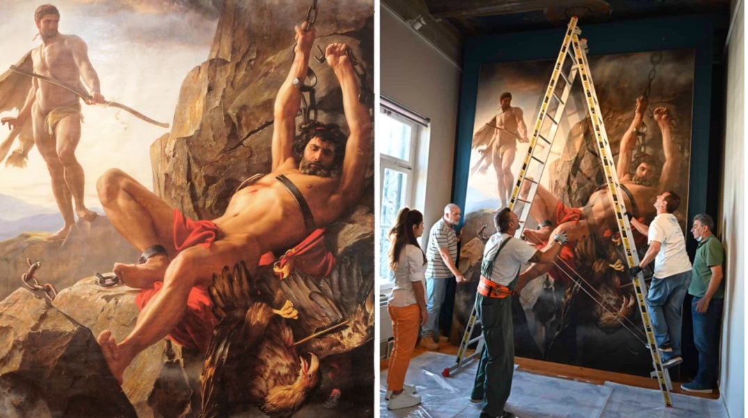 Προμηθέας Λυόμενος: Ο χαμένος πίνακας του Carl Bloch βρίσκει ξανά τη φήμη του στην Αθήνα