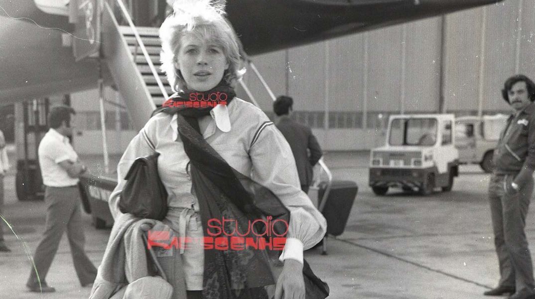 Η Μαριάν Φέιθφουλ στην Αθήνα τον Οκτώβριο του 1974 - Αποκλειστική φωτογραφία από το αρχείο του Studio Kleisthenis για την Athens Voice