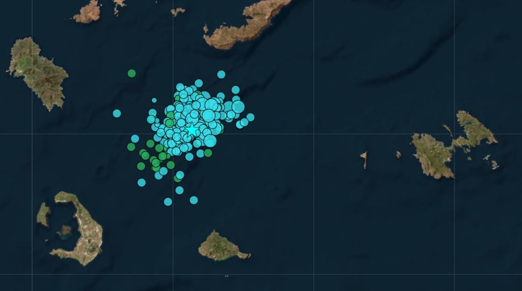Νέος δυνατός σεισμός τώρα στην Αμοργό