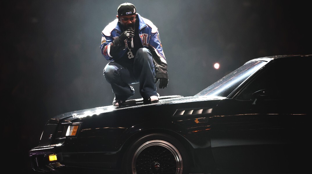 Ο Κέντρικ Λαμάρ στο HalfTime Show του Super Bowl © Kevin Mazur/Getty Images for Roc Nation Ο Κέντρικ Λαμάρ στο HalfTime Show του Super Bowl © Kevin Mazur/Getty Images for Roc Nation