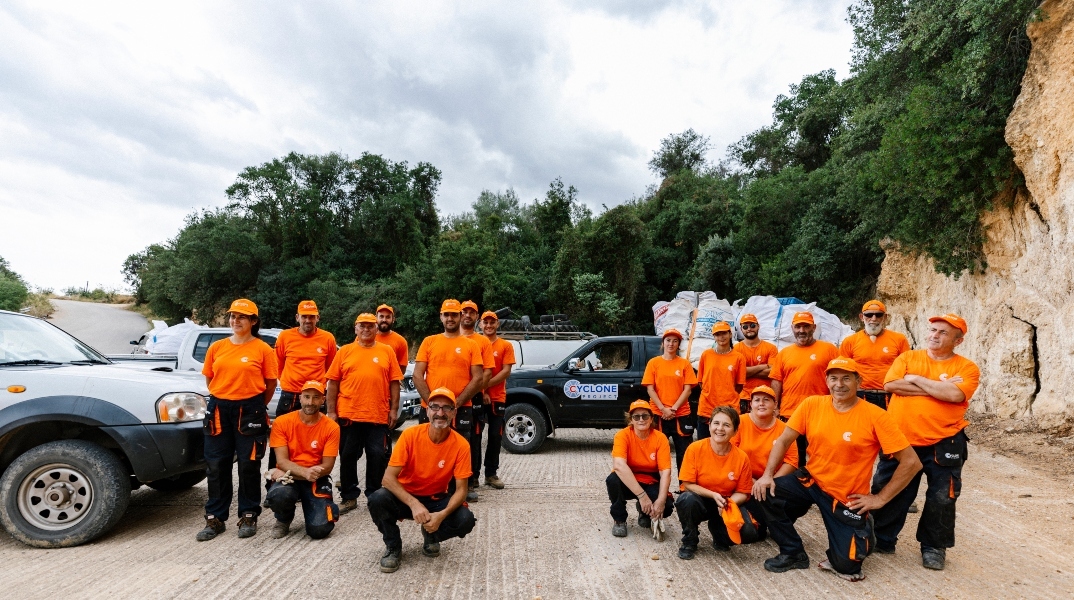 Cyclone Project: Ο «Κυκλώνας» που καθαρίζει τη στεριά και αλλάζει τη νοοτροπία