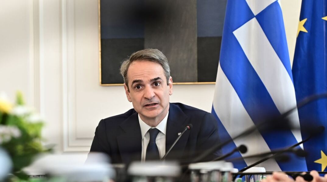 Ο Κυριάκος Μητσοτάκης στο Υπουργικό Συμβούλιο