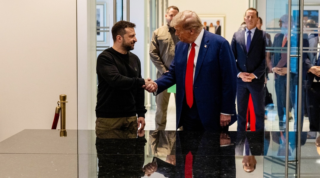 Βολοντίμιρ Ζελένσκι και Ντόναλντ Τραμπ