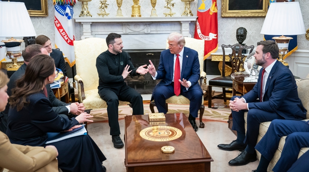 Ντόναλντ Τραμπ, Βολοντίμιρ Ζελένσκι, Τζέι Ντι Βανς