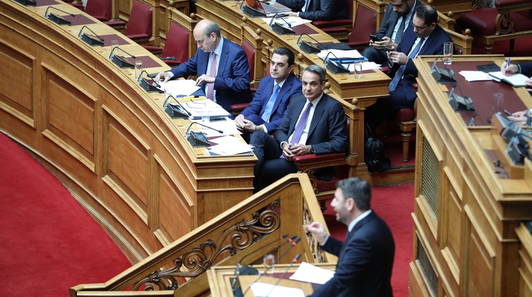 Κυριάκος Μητσοτάκης και Νίκος Ανδρουλάκης