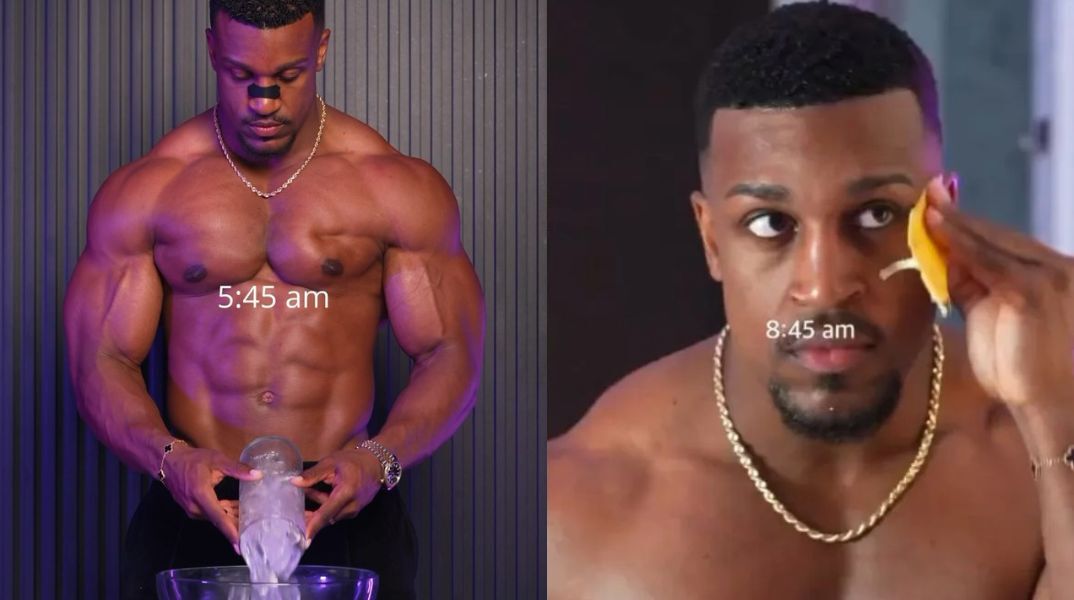 Πώς έγινε viral η ακραία πρωινή ρουτίνα ευεξίας του fitness influencer Άστον Χολ - Τα οφέλη του παγωμένου νερού και της φλούδας μπανάνας και οι αντιδράσεις