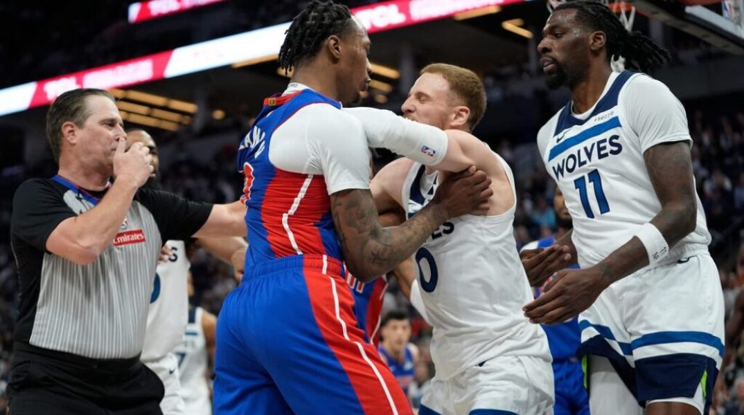 ΝΒΑ: Οι ποινές μετά την… «μάχη» στο Πίστονς - Τίμπεργουλβς