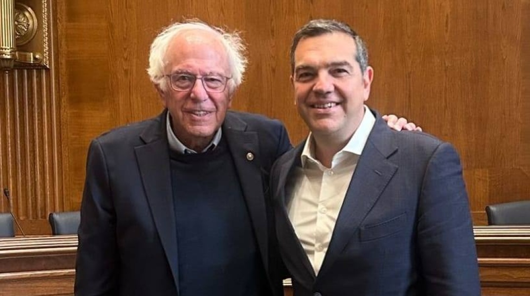 Ο Αλέξης Τσίπρας συναντήθηκε με τον Μπέρνι Σάντερς