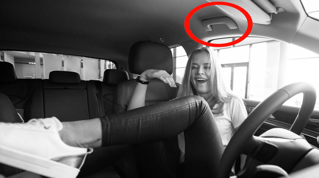 Πού πραγματικά χρησιμεύουν οι λαβές πάνω από τα κεφάλια οδηγού, συνοδηγού και επιβατών; 