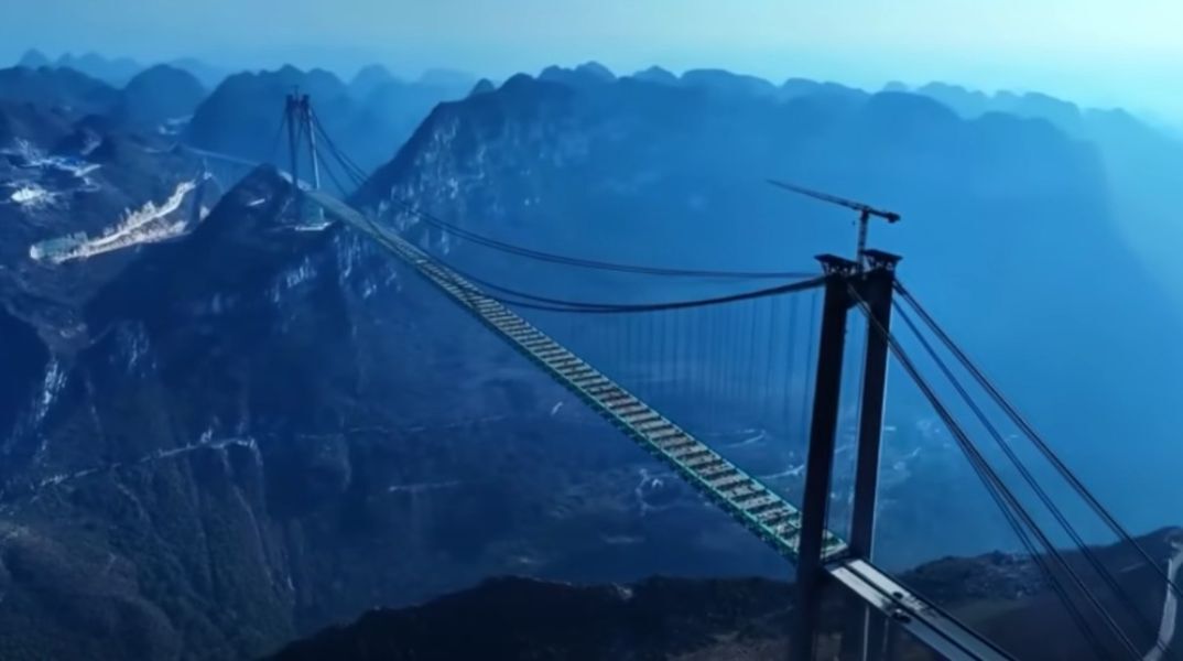 Σχεδόν έτοιμη η ψηλότερη γέφυρα του κόσμου