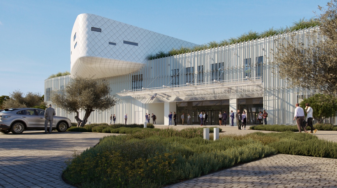 Athens LifeTech Park της ELPEN στα Σπάτα - 3d visualization: Batis Studio