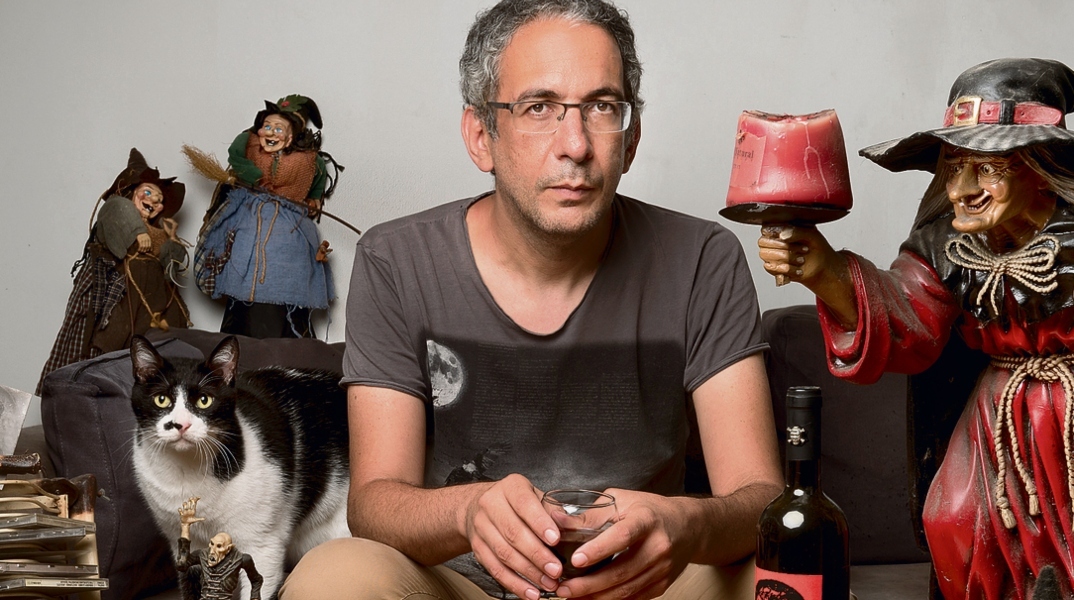 O Οντέντ Βολκστάιν με τον γάτο του, Χέβελ