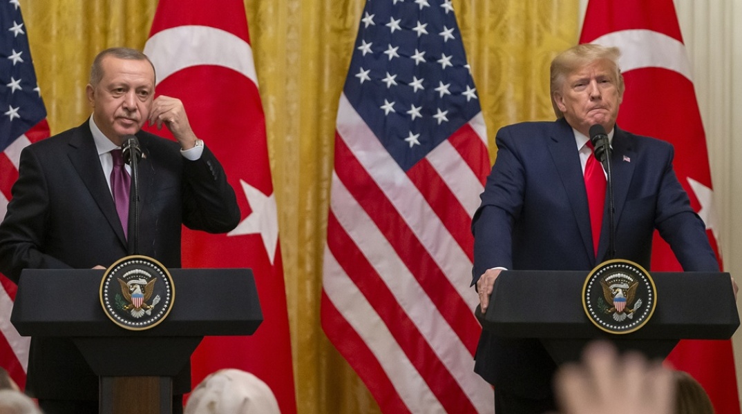 Ντόναλντ Τραμπ και Ρετζέπ Ταγίπ Ερντογάν