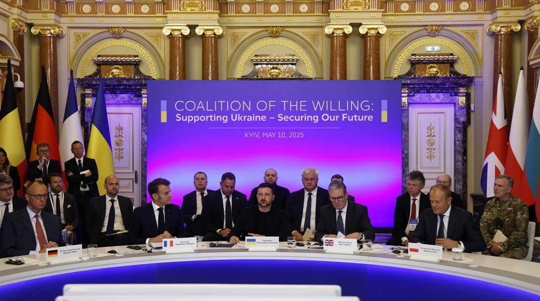 Ο Βολοντίμιρ Ζελένσκι και Ευρωπαίοι ηγέτες στο Κίεβο