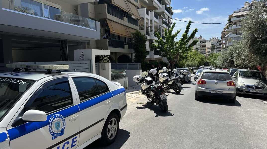 Το σημείο του εγκλήματος στη Νέα Σμύρνη